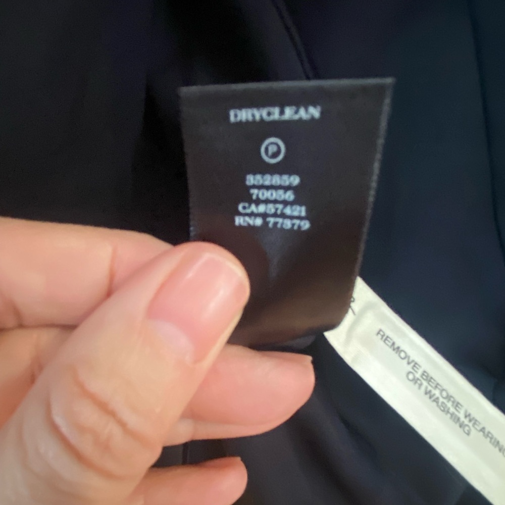 Brand new with tags! Ann Taylor Navy Blazer with Silver Buttons and black cuffs! - Picture 4 of 5